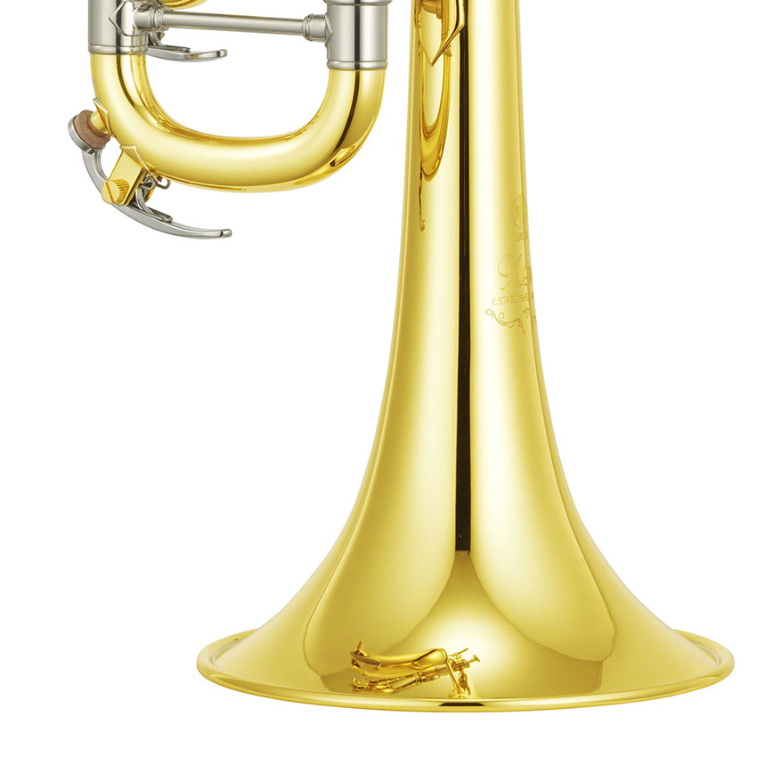イエローブラス_クリアラッカーの金管楽器（トランペット）YAMAHA_YTR-8335